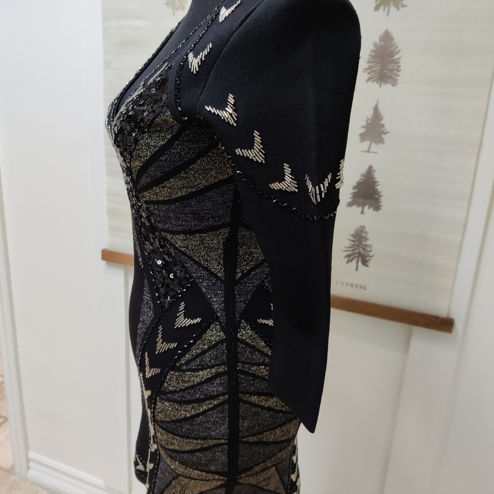 Beaded Bodycon Dress Marciano - Small - Picture 4 of 12